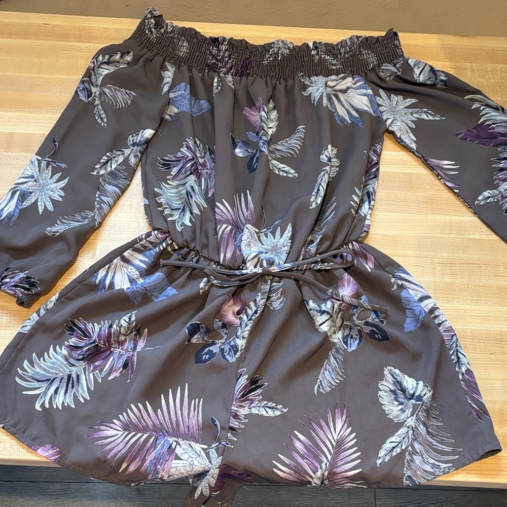 Elegant Floral Off-Shoulder Jumpsuit
